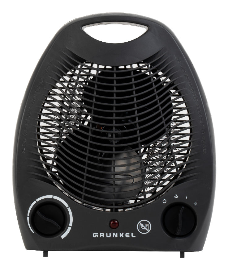 WB-2000 calefactor eléctrico Interior Negro 2000 W Ventilador eléctrico