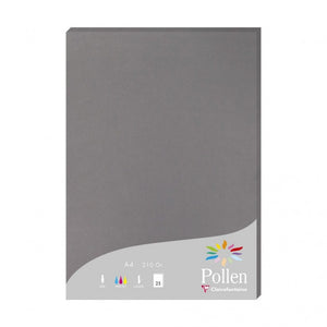 Pollen papel para impresora de inyección de tinta A4 (210x297 mm) 25 hojas Gris