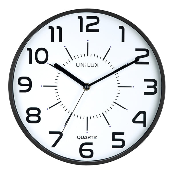 POP Pared Quartz clock Alrededor Negro