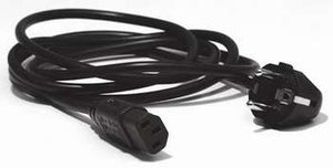 F3A225CP1.8M-P cable de transmisión Negro 1,8 m C13 acoplador Enchufe tipo F