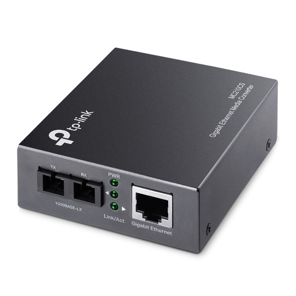 MC210CS convertidor de medio 1000 Mbit/s 1310 nm Monomodo Negro