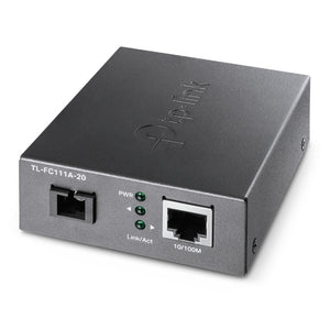 TL-FC111A-20 convertidor de medio 100 Mbit/s Monomodo Negro