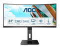 P2 CU34P2A pantalla para PC 86,4 cm (34") 3440 x 1440 Pixeles Quad HD LED Negro