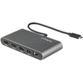 Mini Dock Thunderbolt - Docking Station Portátil HDMI 4K de 60Hz - Hub Ladrón USB-A 5Gbps - GbE - Cable de 28cm - Adaptador Multipuertos TB - Mini Replicador de Puertos