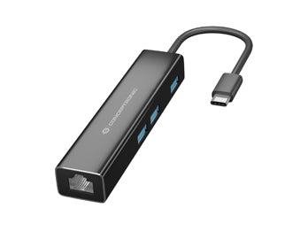 DONN07B base para portátil y replicador de puertos USB 3.2 Gen 1 (3.1 Gen 1) Type-C Negro