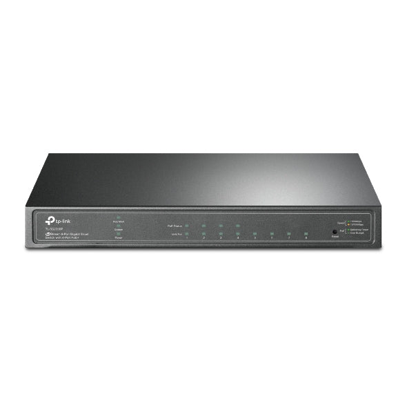 JetStream TL-SG2008P switch Gestionado L2/L2+ Gigabit Ethernet (10/100/1000) Energía sobre Ethernet (PoE) Negro