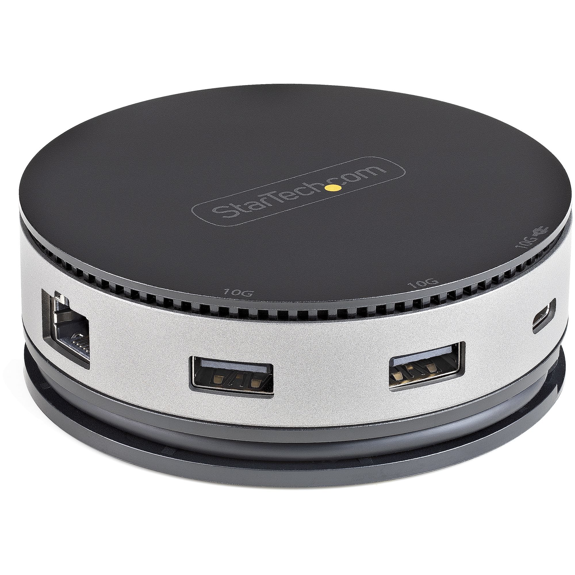 Adaptador Multipuertos USB-C - Docking Station USB 3.1 Gen 2 Tipo C con Vídeo HDMI, DisplayPort de 4K a 60Hz o VGA de 1080p - PD de 75W - Hub Ladrón USB de 3 Puertos - Replicador de Puertos Móvil