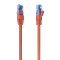 Cable De Red Latiguillo RJ45 Cat.6 UTP AWG26 CCA, Rojo, 1.0 m