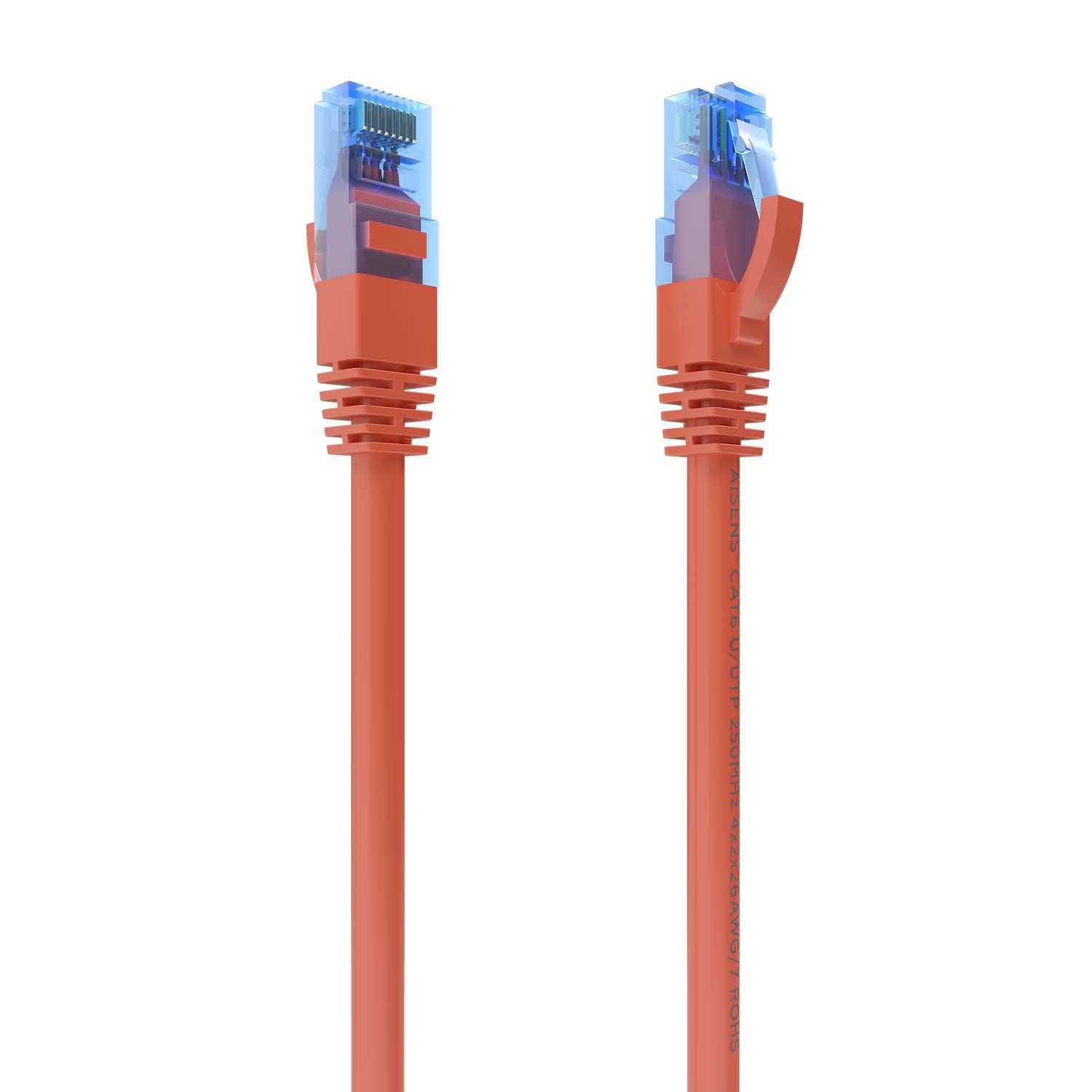 Cable De Red Latiguillo RJ45 Cat.6 UTP AWG26 CCA, Rojo, 1.0 m
