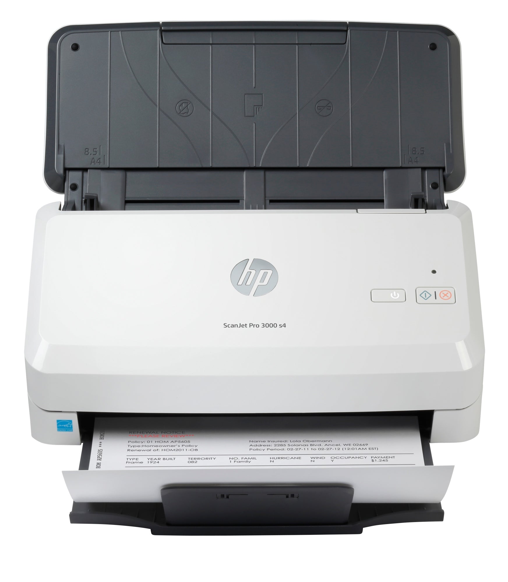 ScanJet Pro 3000 s4 Escáner alimentado con hojas 600 x 600 DPI A4 Negro, Blanco