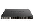 DGS-2000-52MP switch Gestionado L2/L3 Gigabit Ethernet (10/100/1000) Energía sobre Ethernet (PoE) 1U Negro