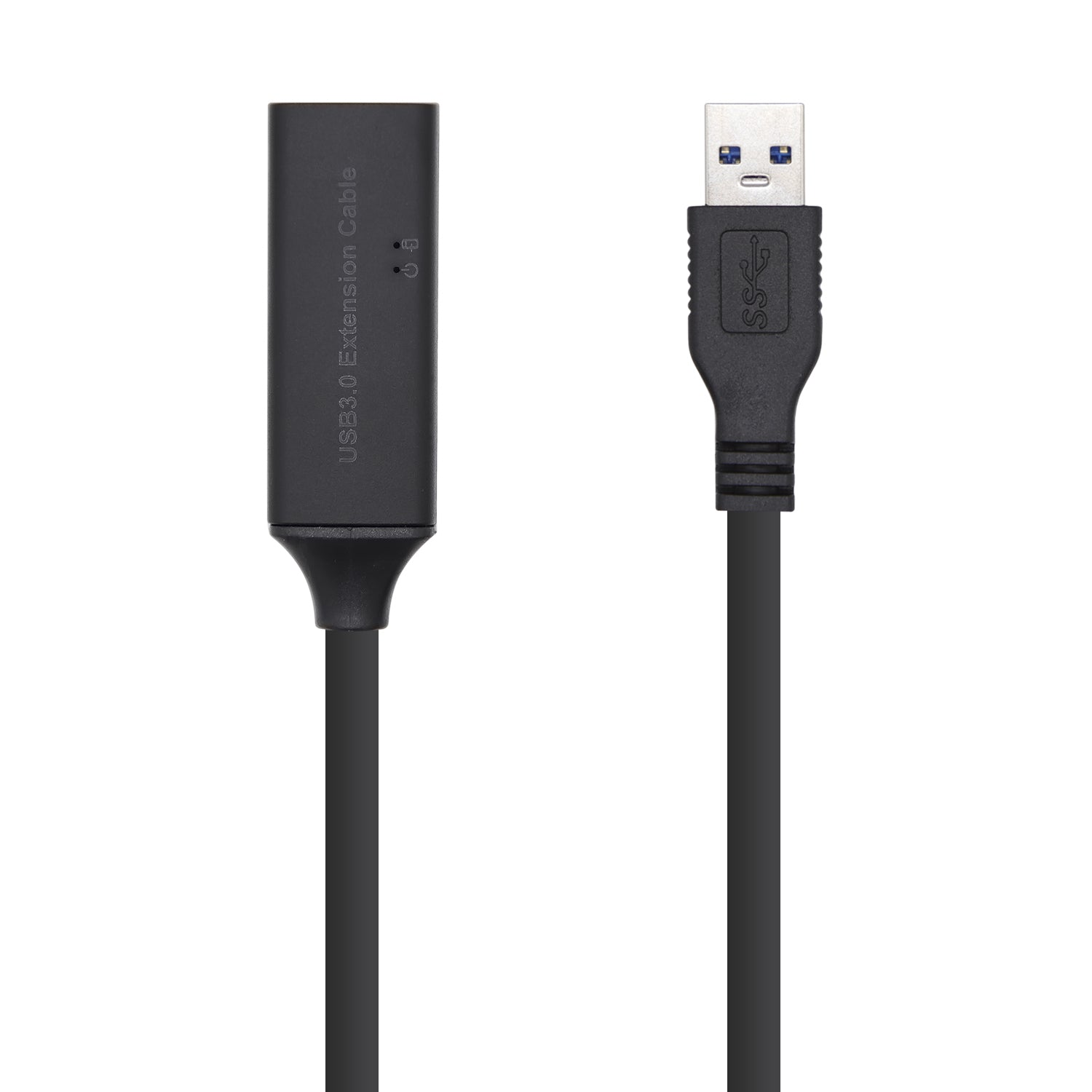Cable USB 3.0 Prolongador Con Amplificador, Tipo A/M-A/H, Negro, 5.0m