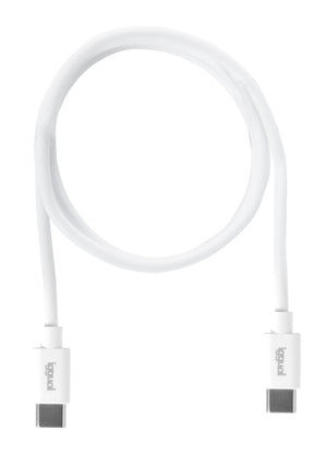 Cable USB-C/USB-C 100 cm blanco Q3.0 3A 60W
