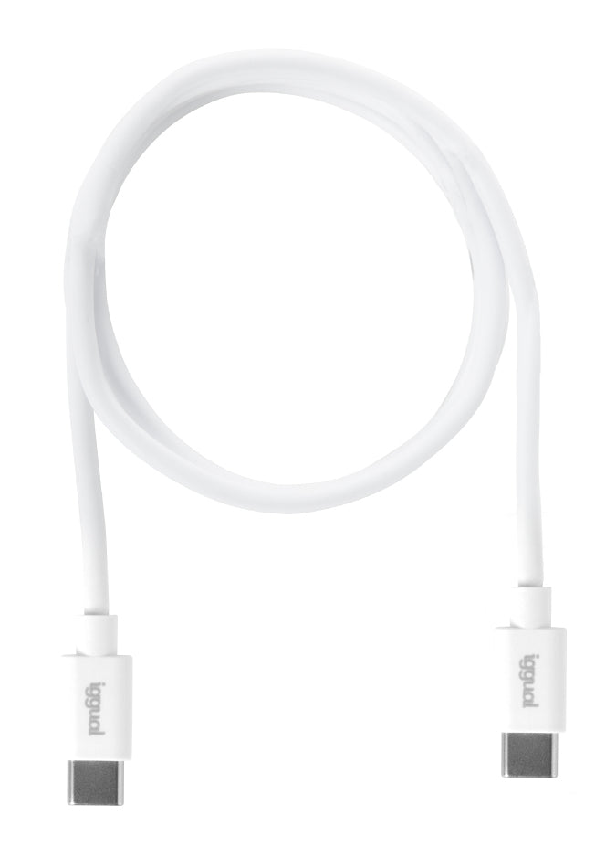 Cable USB-C/USB-C 100 cm blanco Q3.0 3A 60W