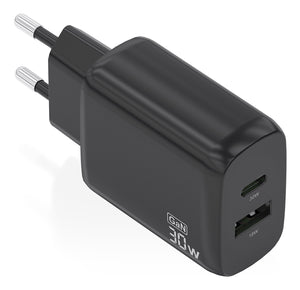 A110-0924 cargador de dispositivo móvil Cámara digital, MP3, MP4, Teléfono móvil, Navegante, Portátil, Consola de juegos portátil, Smartphone, Tableta, Universal Negro Corriente alterna Carga rápida Interior