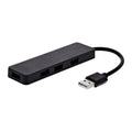 HUBUSBFIRST base para portátil y replicador de puertos Alámbrico USB 2.0 Negro