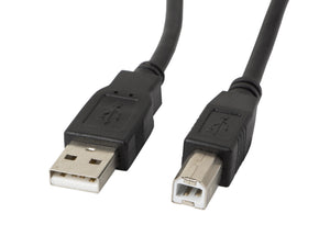 CA-USBA-10CC-0010-BK cable USB USB 2.0 1 m USB B Negro
