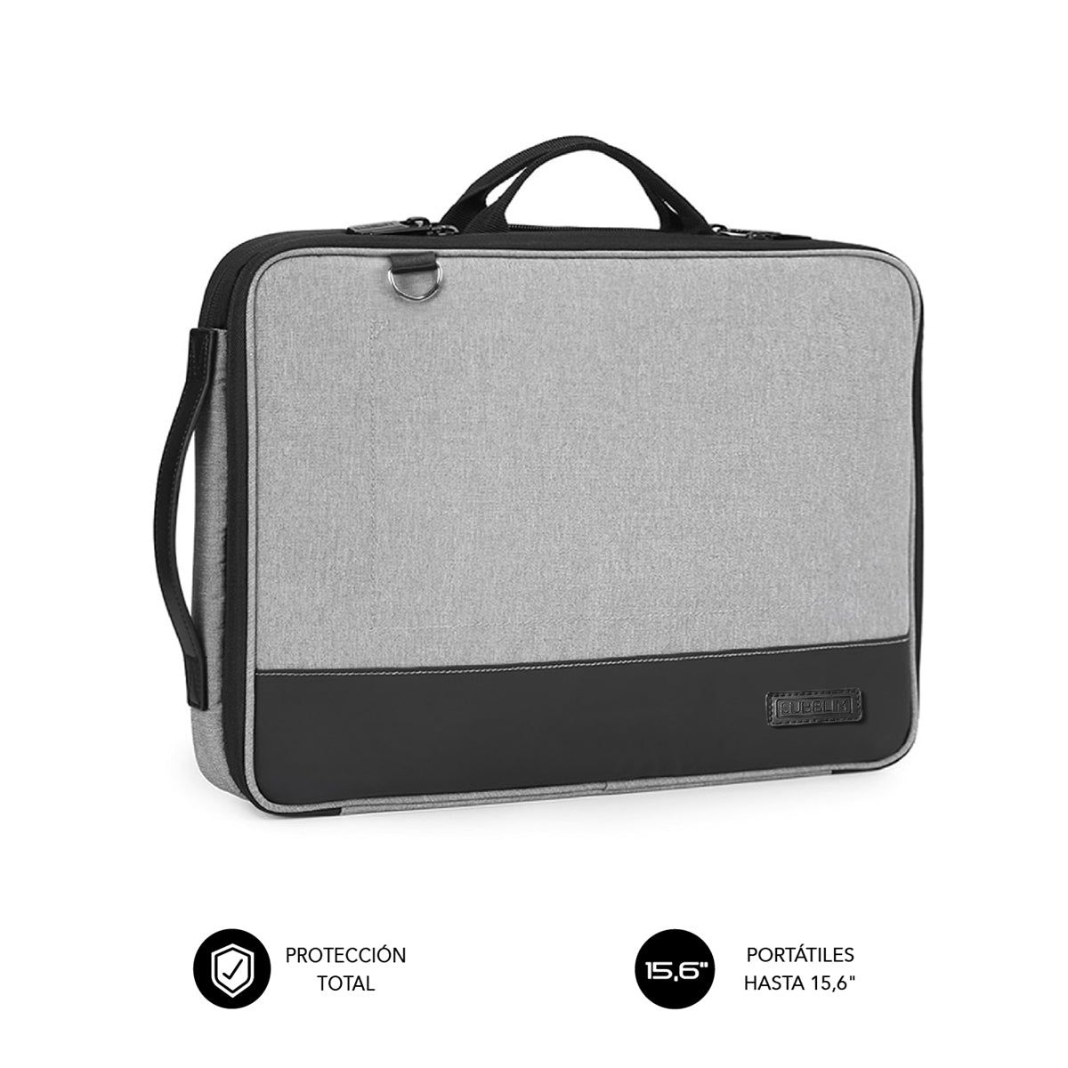 SUB-LS-2AS0001 maletines para portátil 35,6 cm (14") Funda Gris