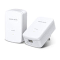 MP500 KIT adaptador de red PowerLine 1000 Mbit/s Ethernet Blanco 2 pieza(s)