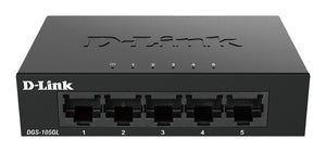 DGS-105GL No administrado Gigabit Ethernet (10/100/1000) Escritorio Negro