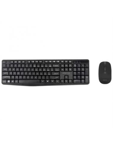 APPMX335 teclado Ratón incluido Oficina RF inalámbrico QWERTY Español Negro
