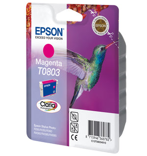 Hummingbird Singlepack Magenta T0803 Claria Photographic Ink