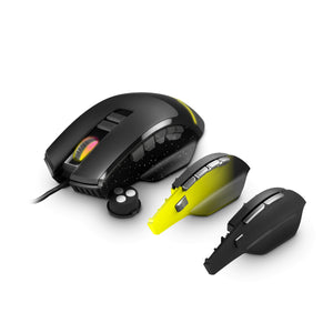 ESG M5 Triforce ratón Juego mano derecha USB tipo A Óptico 10000 DPI