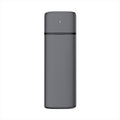 Caja Externa M.2 (NGFF) ASM2-002G SATA/NVME a USB3.1/USB3.2 GEN2, Gris