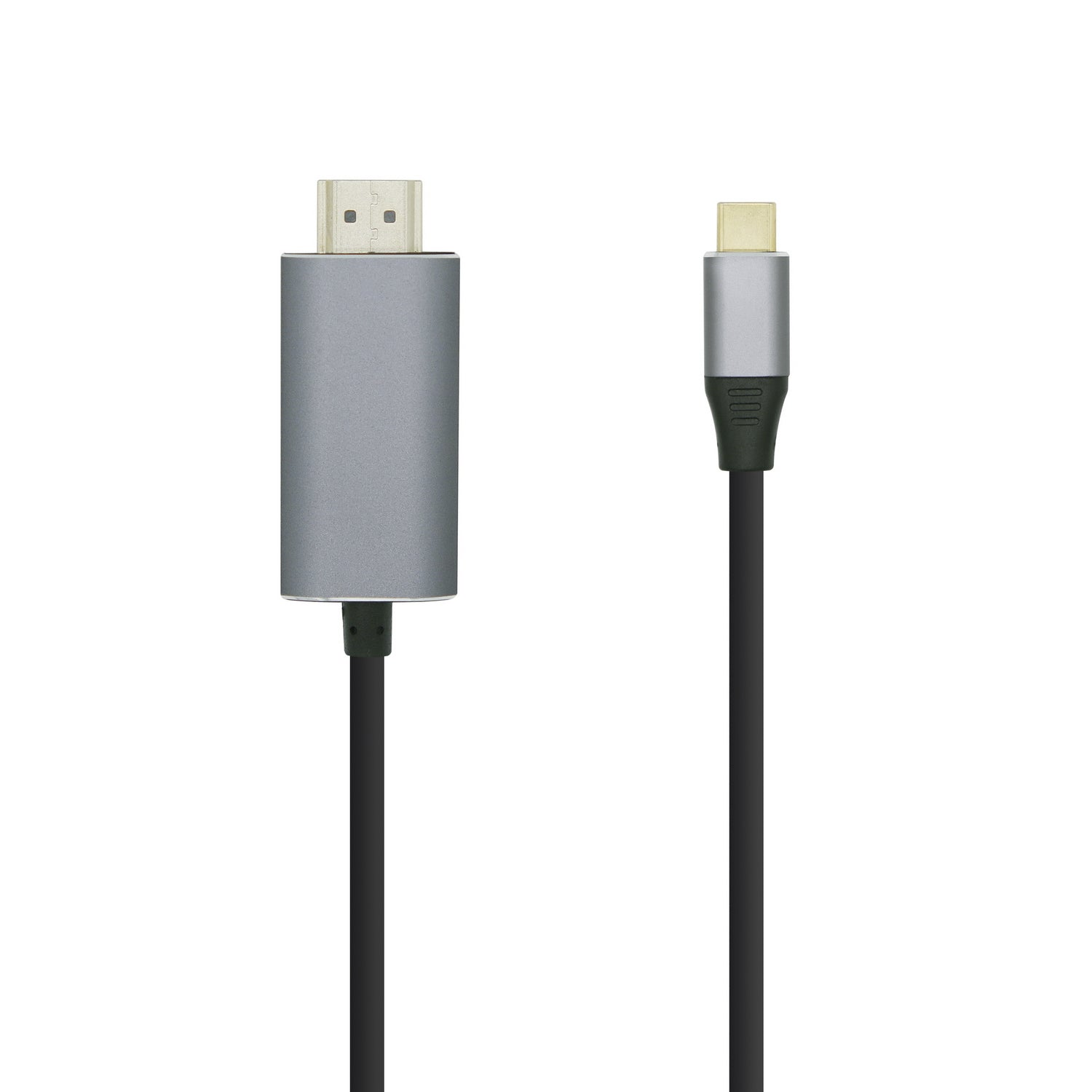 Cable conversor USB-C a HDMI 4K@60HZ, USB-C/M-HDMI/M, Negro, 1.8m