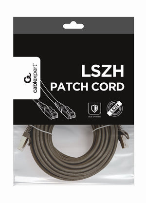 PP6A-LSZHCU-BK-10M cable de red Negro Cat6a S/FTP (S-STP)