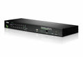 Switch KVM VGA PS/2-USB de 16 puertos con puerto para conexión en cadena y periféricos USB