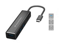 DONN08B base para portátil y replicador de puertos USB 3.2 Gen 1 (3.1 Gen 1) Type-C Negro