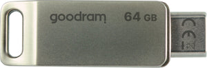 ODA3 unidad flash USB 64 GB USB Type-A / USB Type-C 3.2 Gen 1 (3.1 Gen 1) Plata
