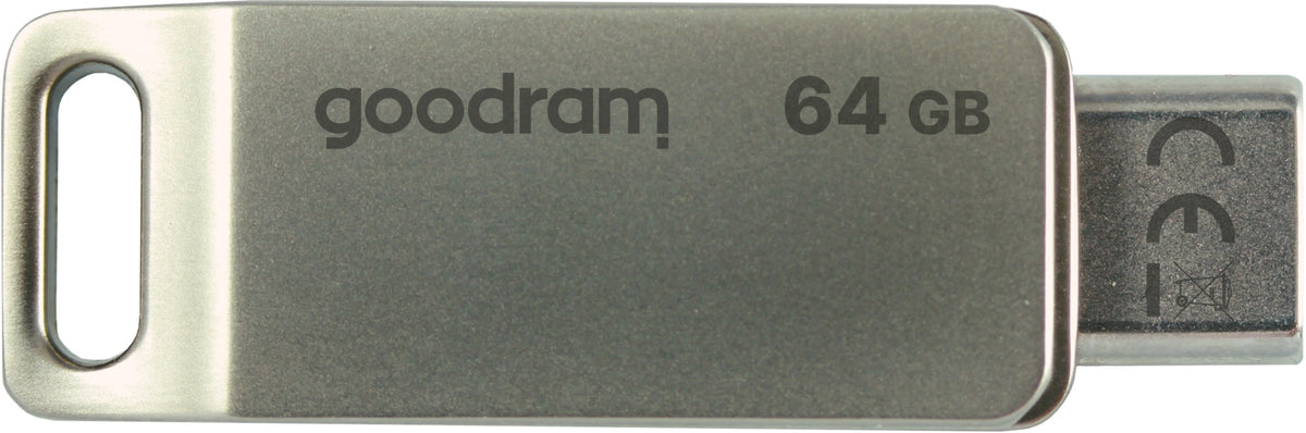 ODA3 unidad flash USB 64 GB USB Type-A / USB Type-C 3.2 Gen 1 (3.1 Gen 1) Plata
