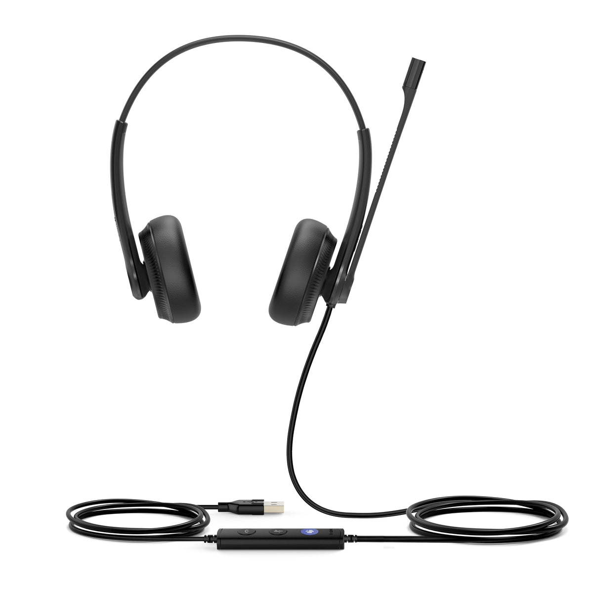 UH34 Dual Teams Headset Auriculares Alámbrico Diadema Oficina/Centro de llamadas USB tipo A Negro