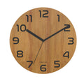 Palma Pared Quartz clock Alrededor Bamboo
