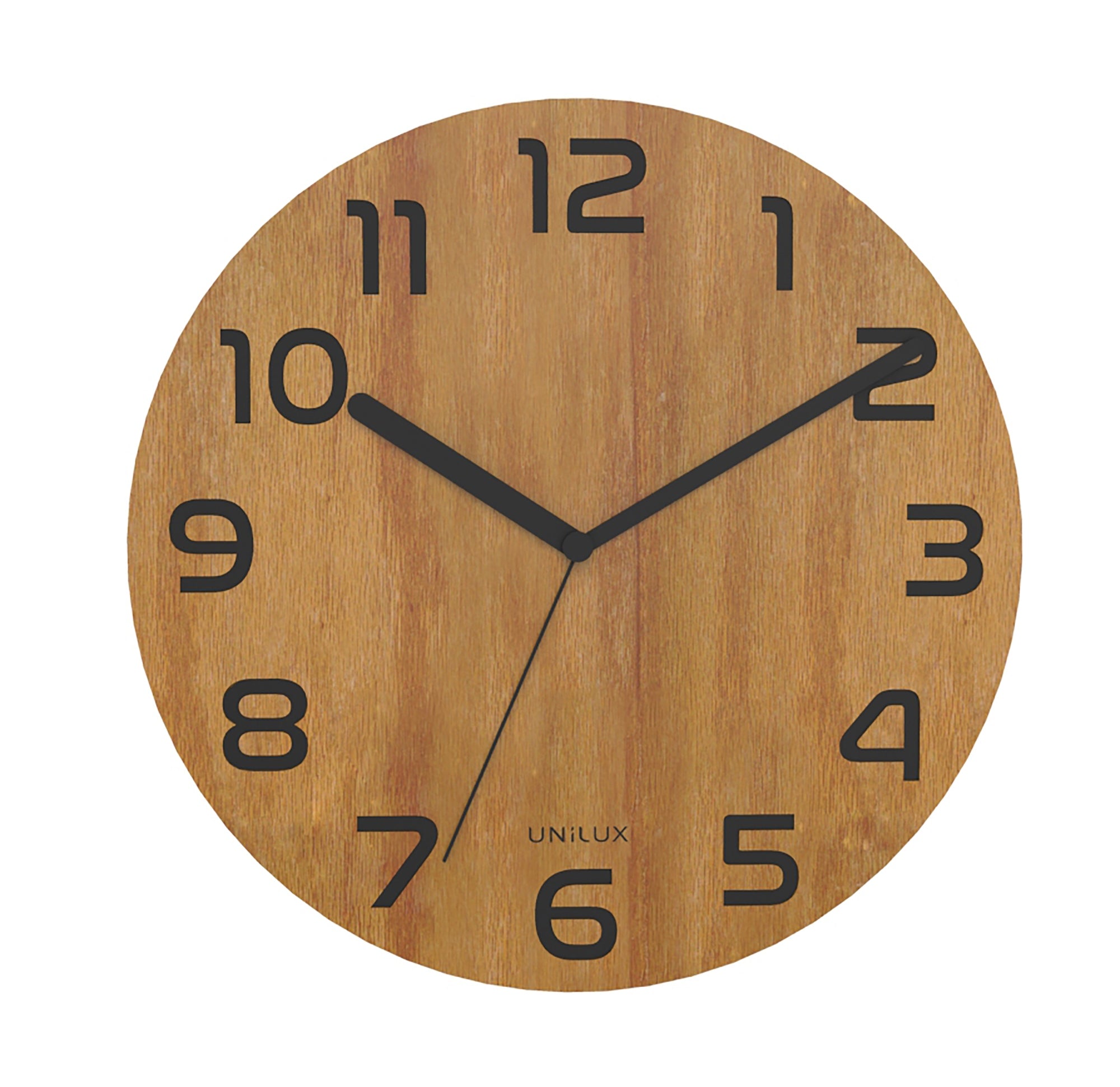 Palma Pared Quartz clock Alrededor Bamboo