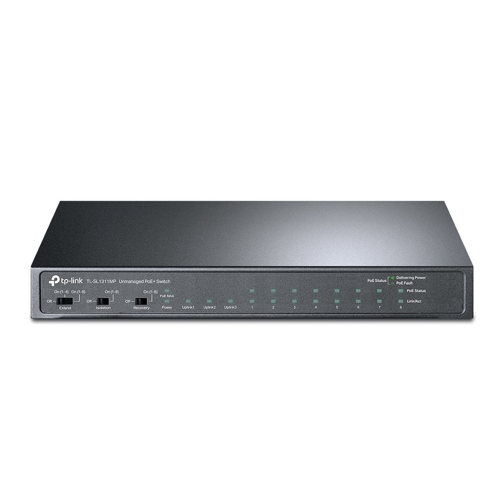 TL-SL1311MP switch No administrado Fast Ethernet (10/100) Energía sobre Ethernet (PoE) Negro