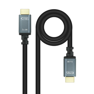 Cable HDMI 2.1 IRIS 8K A/M-A/M, Negro, 3 Metros