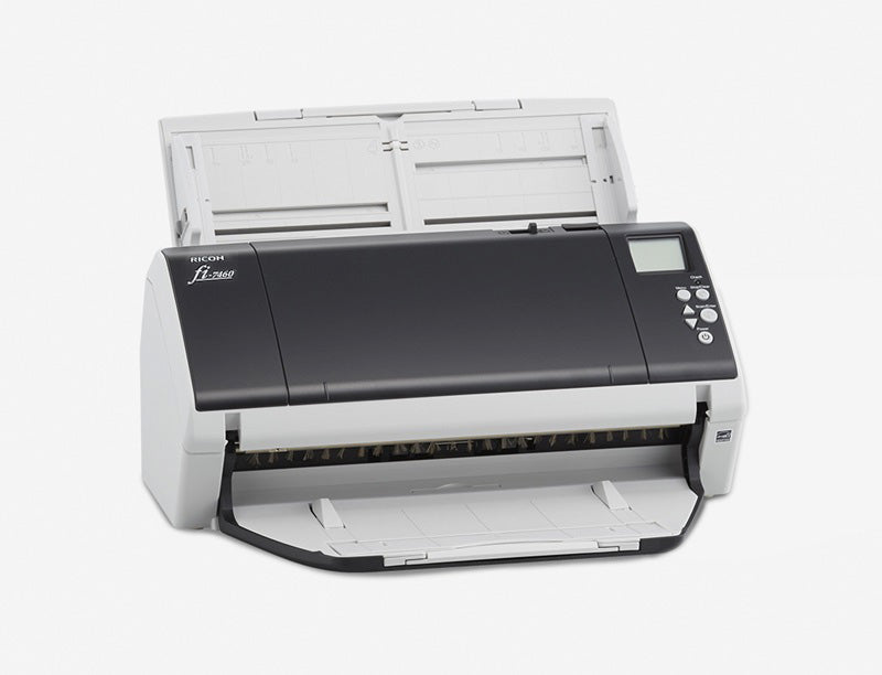 fi-7460 Alimentador automático de documentos (ADF) + escáner de alimentación manual 600 x 600 DPI A3 Gris, Blanco