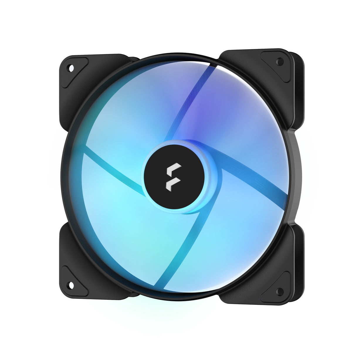 Aspect 14 RGB PWM Carcasa del ordenador Ventilador 14 cm Negro 3 pieza(s)