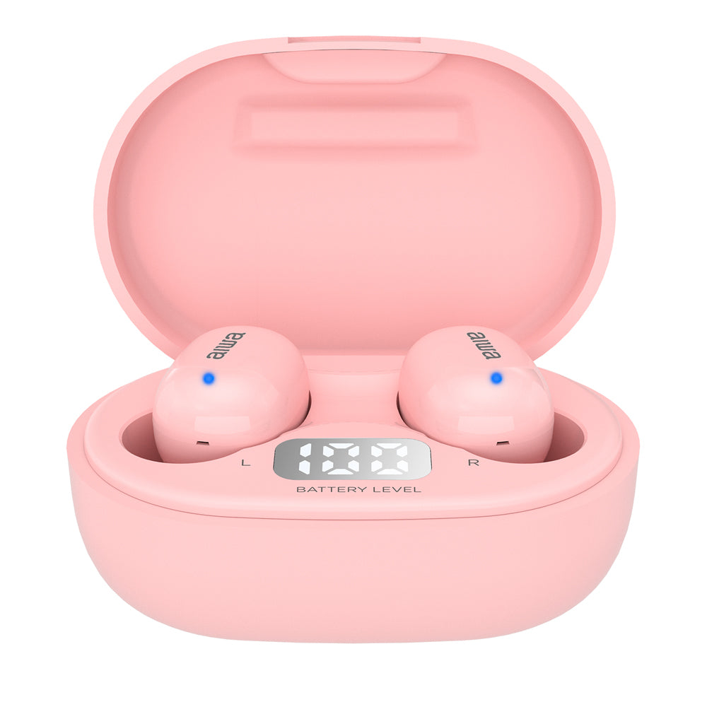 EBTW-150PK auricular y casco Auriculares Inalámbrico Dentro de oído Llamadas/Música Bluetooth Rosa