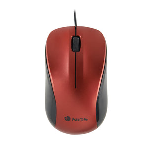 CREW ratón Oficina Ambidextro USB tipo A Óptico 1200 DPI