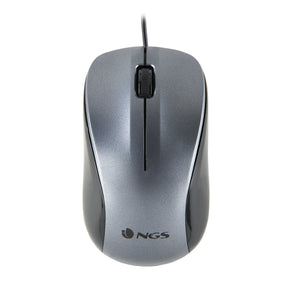 CREW ratón Oficina Ambidextro USB tipo A Óptico 1200 DPI