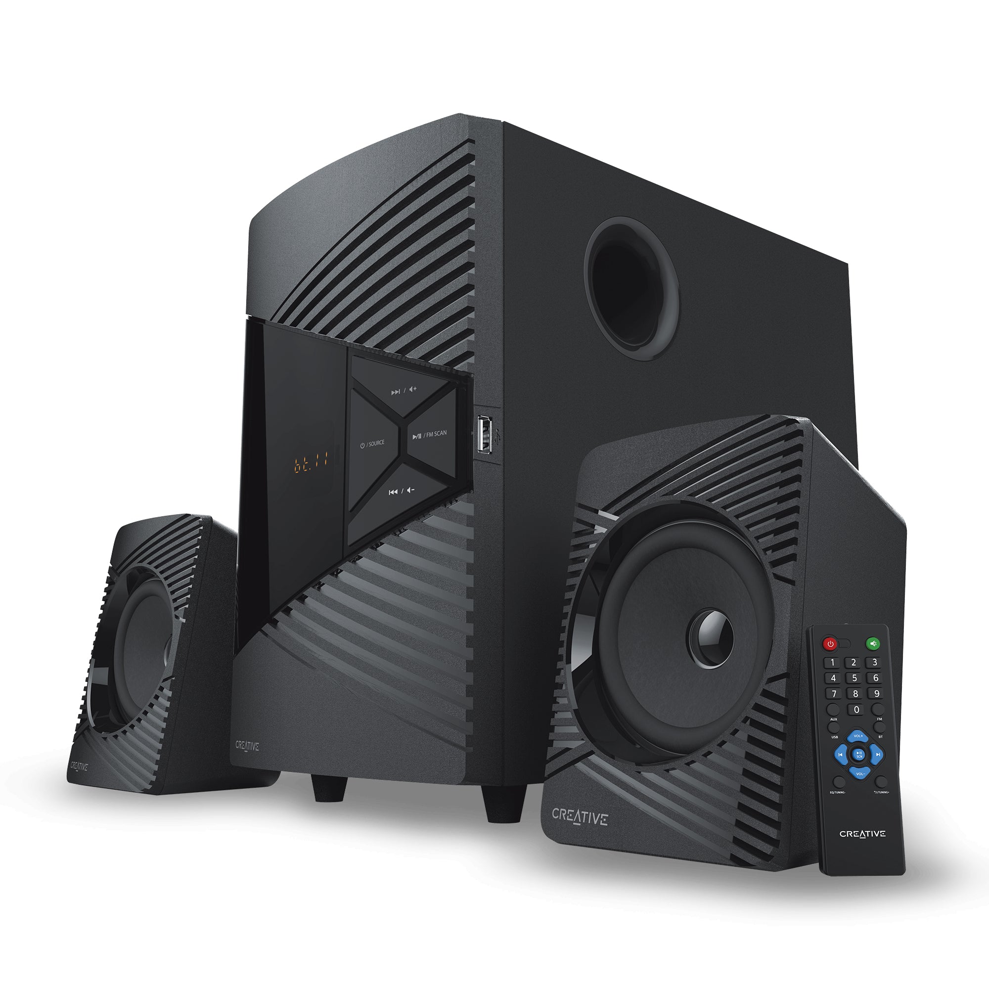 SBS E2500 conjunto de altavoces 30 W Universal Negro 2.1 canales De 1 vía 7,5 W Bluetooth