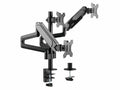 Soporte de sobremesa para monitor triple de 17"-27