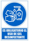 6173-14 AZ señal de información Carta Azul, Blanco PVC 1 pieza(s)