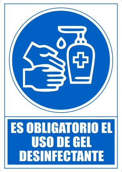 6173-14 AZ señal de información Carta Azul, Blanco PVC 1 pieza(s)