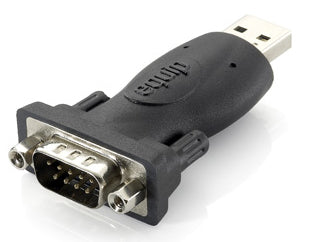133382 cambiador de género para cable USB A RS-232 Negro