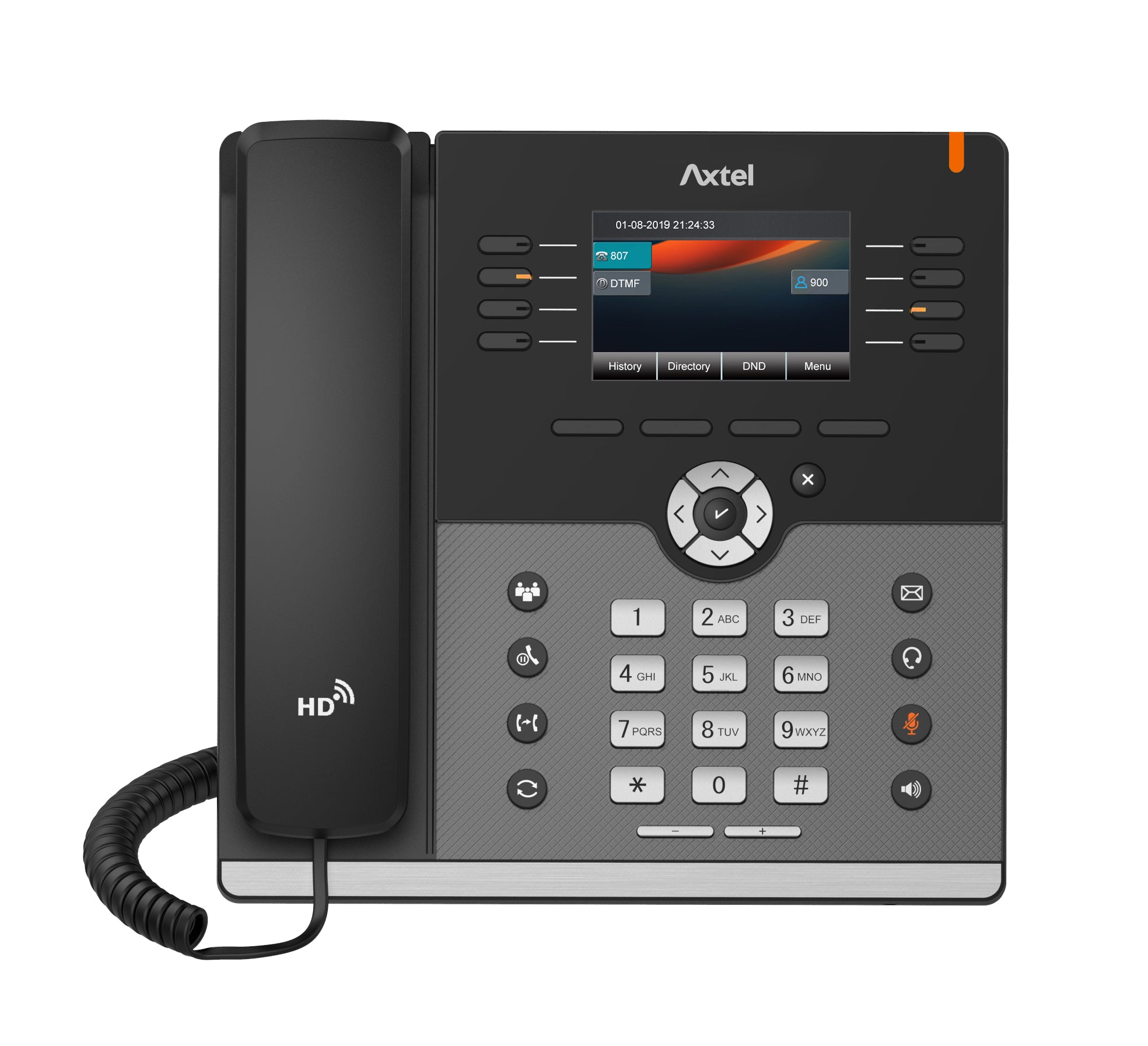 AX-500W teléfono IP Negro 16 líneas LCD Wifi